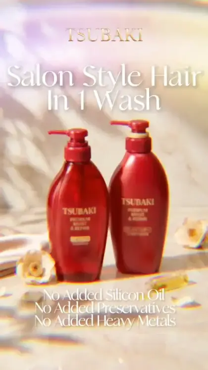 Hair care range film video creative