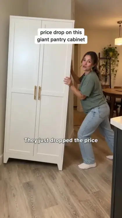 Pantry cabinet demo video creative