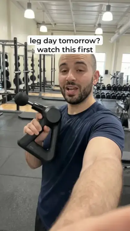 Gym selfie review video creative